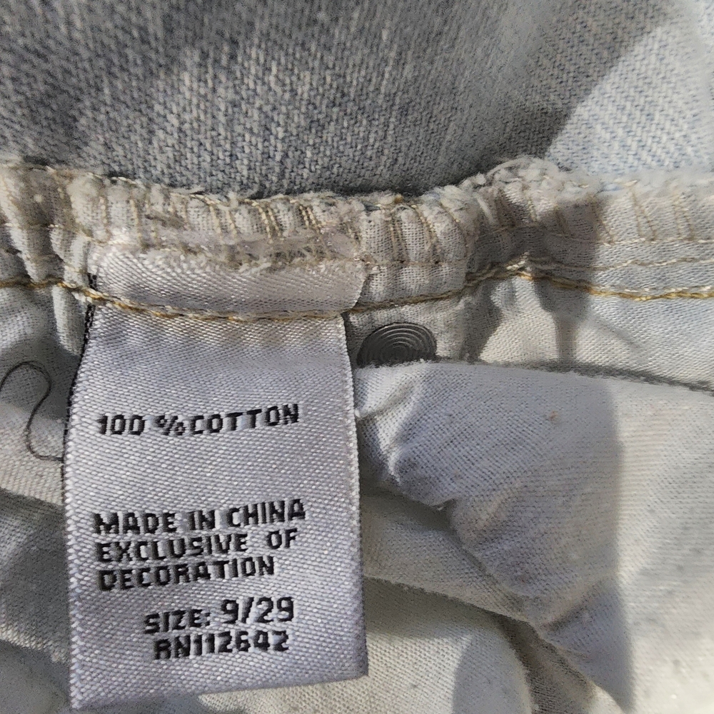 BLUE SAVVY SIZE 9/29 Chic Two-Tone Jeans - Picture 9 of 9